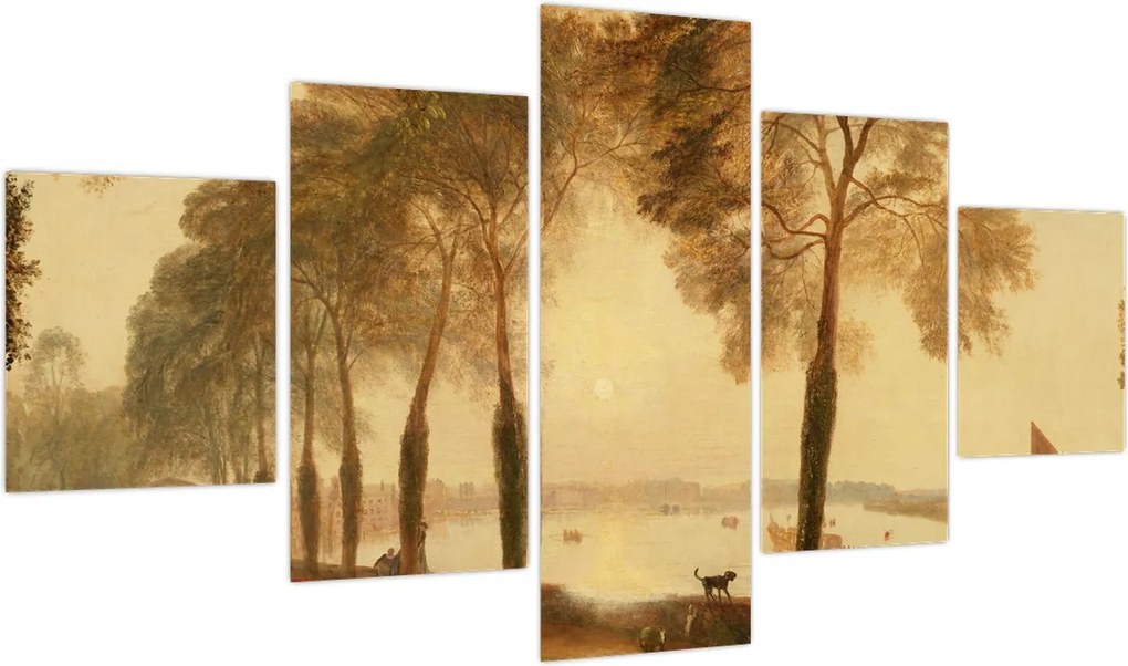 Obraz - Joseph Mallord William Turner, Mortlake Terrace, reprodukcje (125x70 cm)