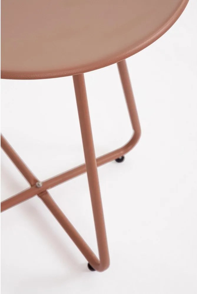 Stalowy okrągły stolik ogrodowy ø 45 cm Jable – Bizzotto