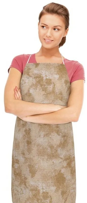 Bellatex Fartuch Adéla Snakeskin brązowy, 67 x 84cm