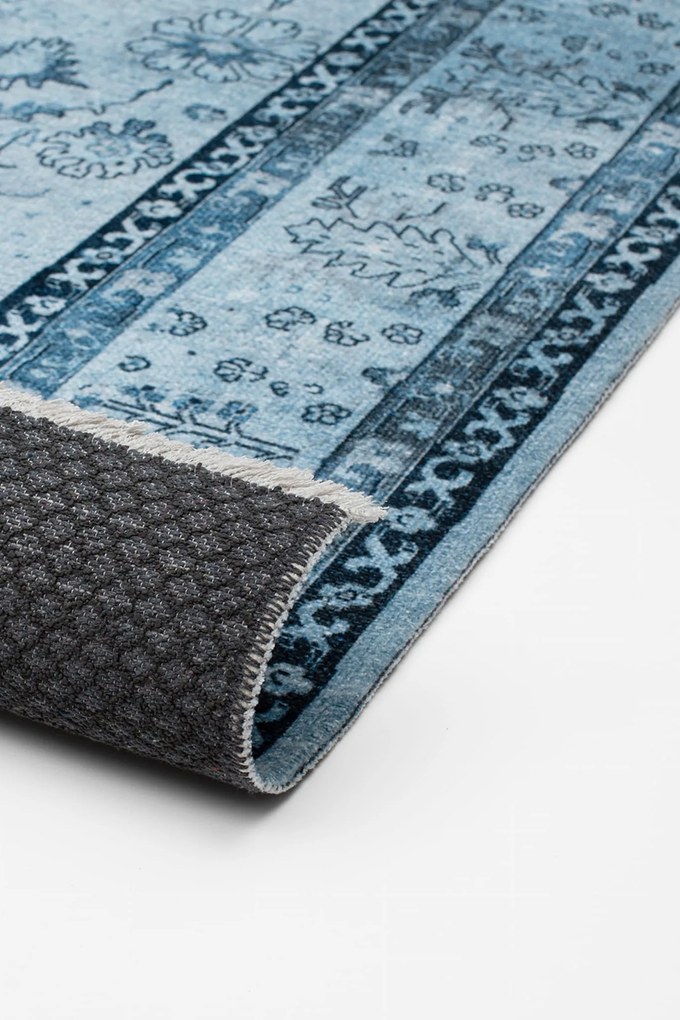 Dywan vintage Armand niebieski 80 cm x 150 cm