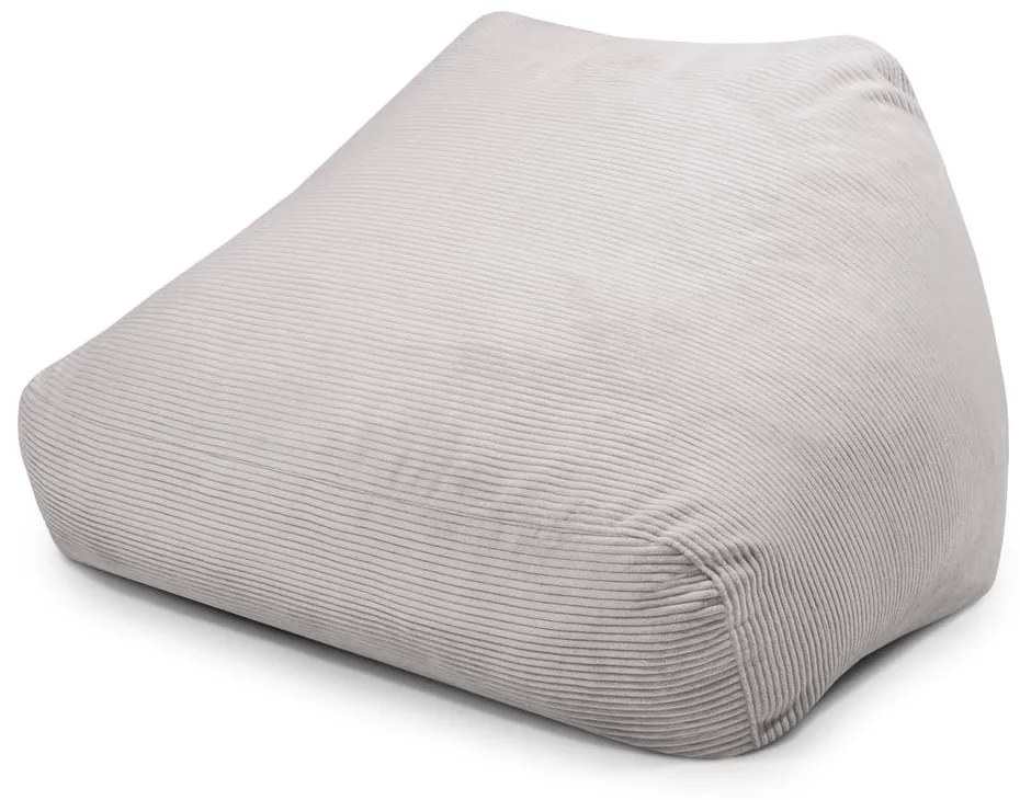 Jasnoszary sztruksowy worek do siedzenia Sofa Snug – SLOWDOWN