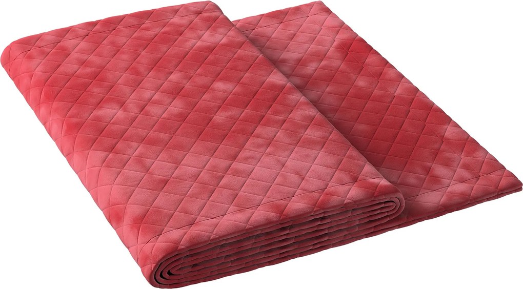 Narzuta hotelowa bieżnik Velvet 60x200cm kolor czerwony tkanina połyskliwa, welwetowa