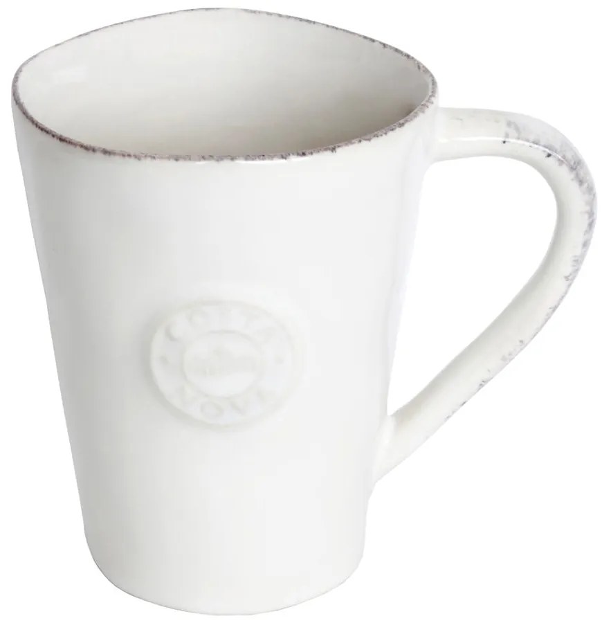 Biały kamionkowy kubek Costa Nova Nova, 300 ml