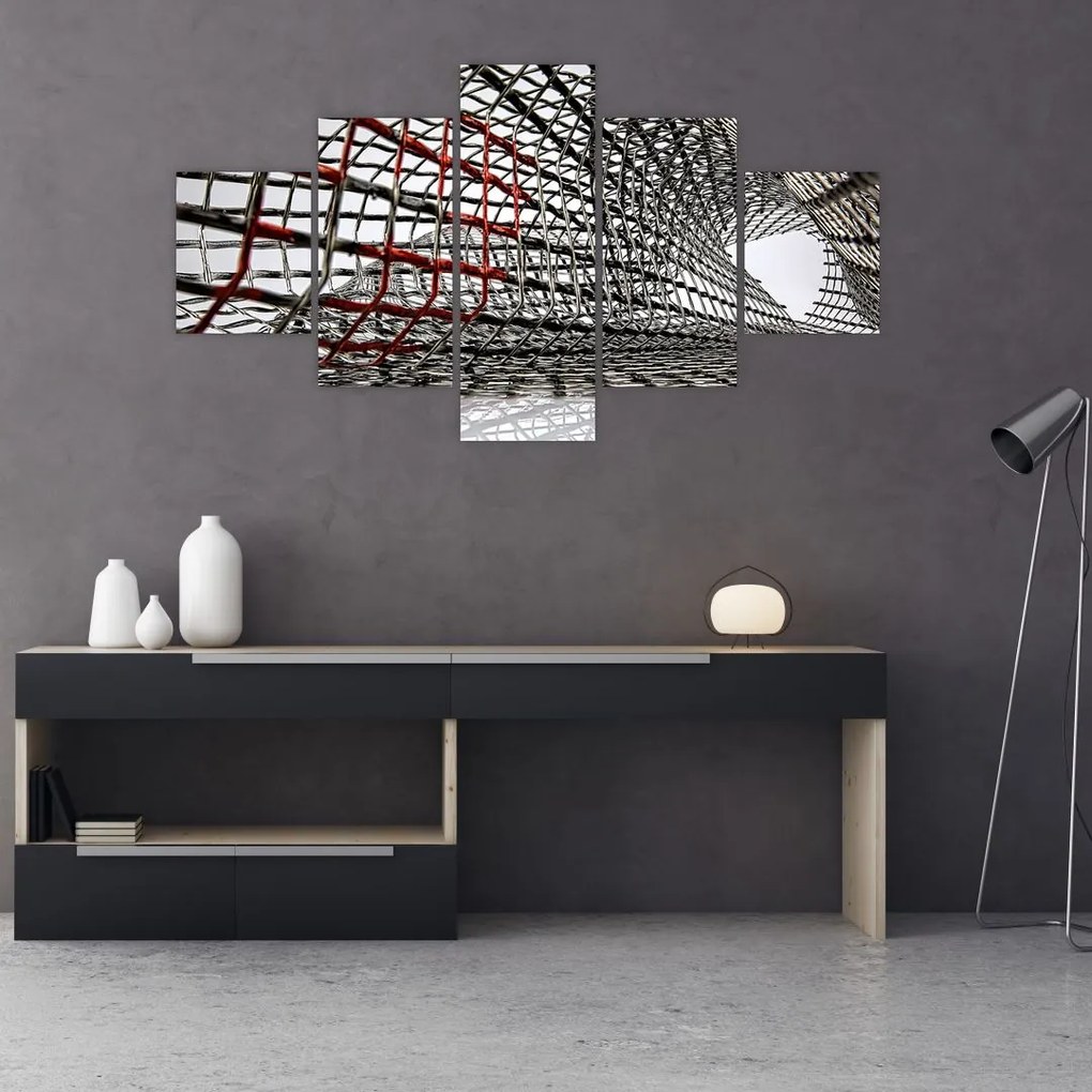 Obraz żelaznej konstrukcji (125x70 cm)