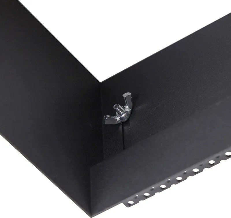 Wpuszczany reflektor czarny GU10 AR111 bez obramowania - Oneon Honey