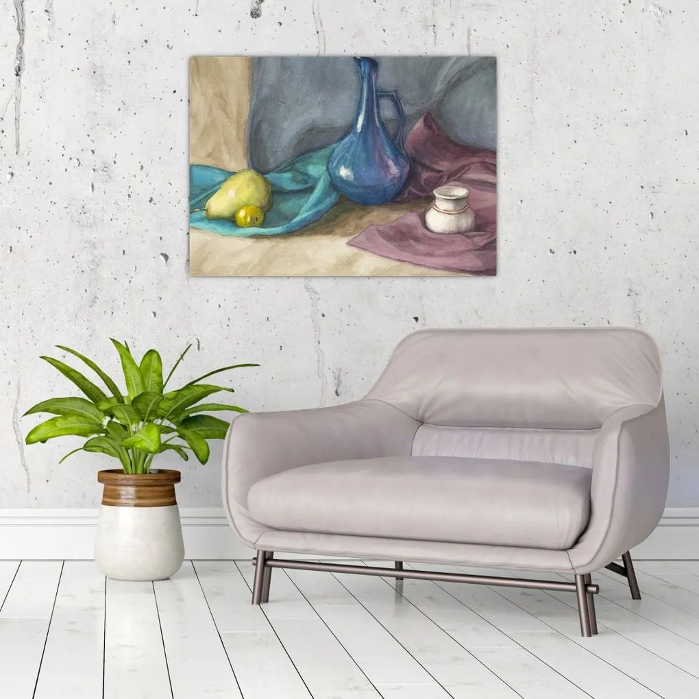Obraz - Malowana martwa natura (70x50 cm)
