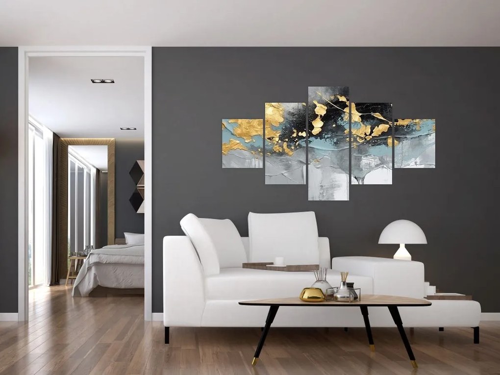 Obraz - Abstrakcja (125x70 cm)