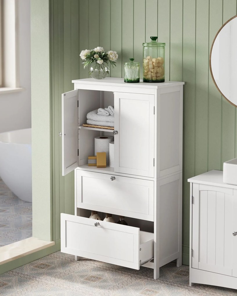 Szafka łazienkowa z szufladami i półkami  D2-M69