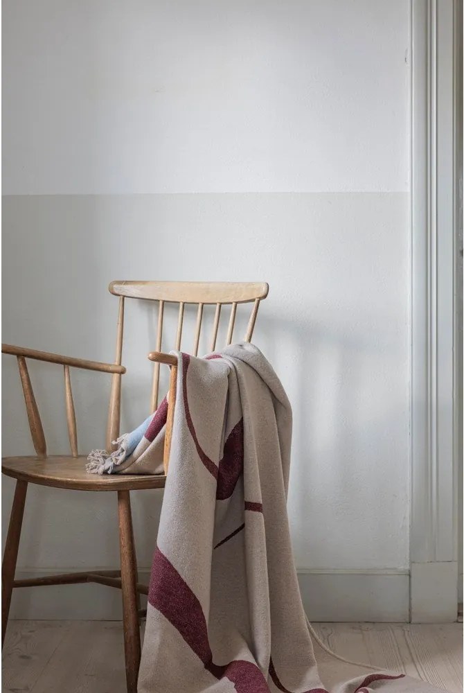 Beżowy koc 130x175 cm Studio – Mette Ditmer Denmark