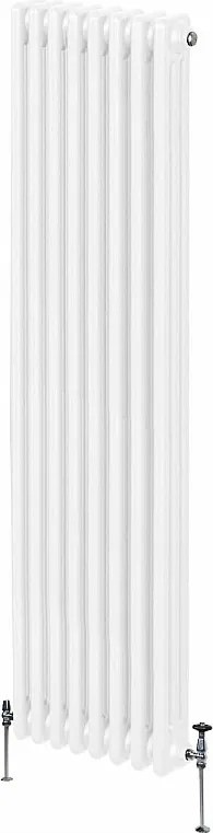 Tradycyjny grzejnik 3-kolumnowy - 1800 x 382 mm - biały