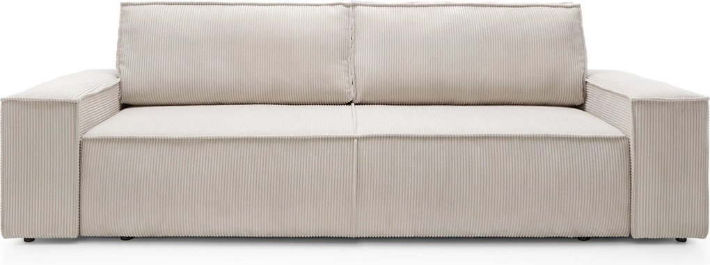 Masseno Sofa ZING z funkcją spania i pojemnikiem na pościel - Beżowy - POSO 02