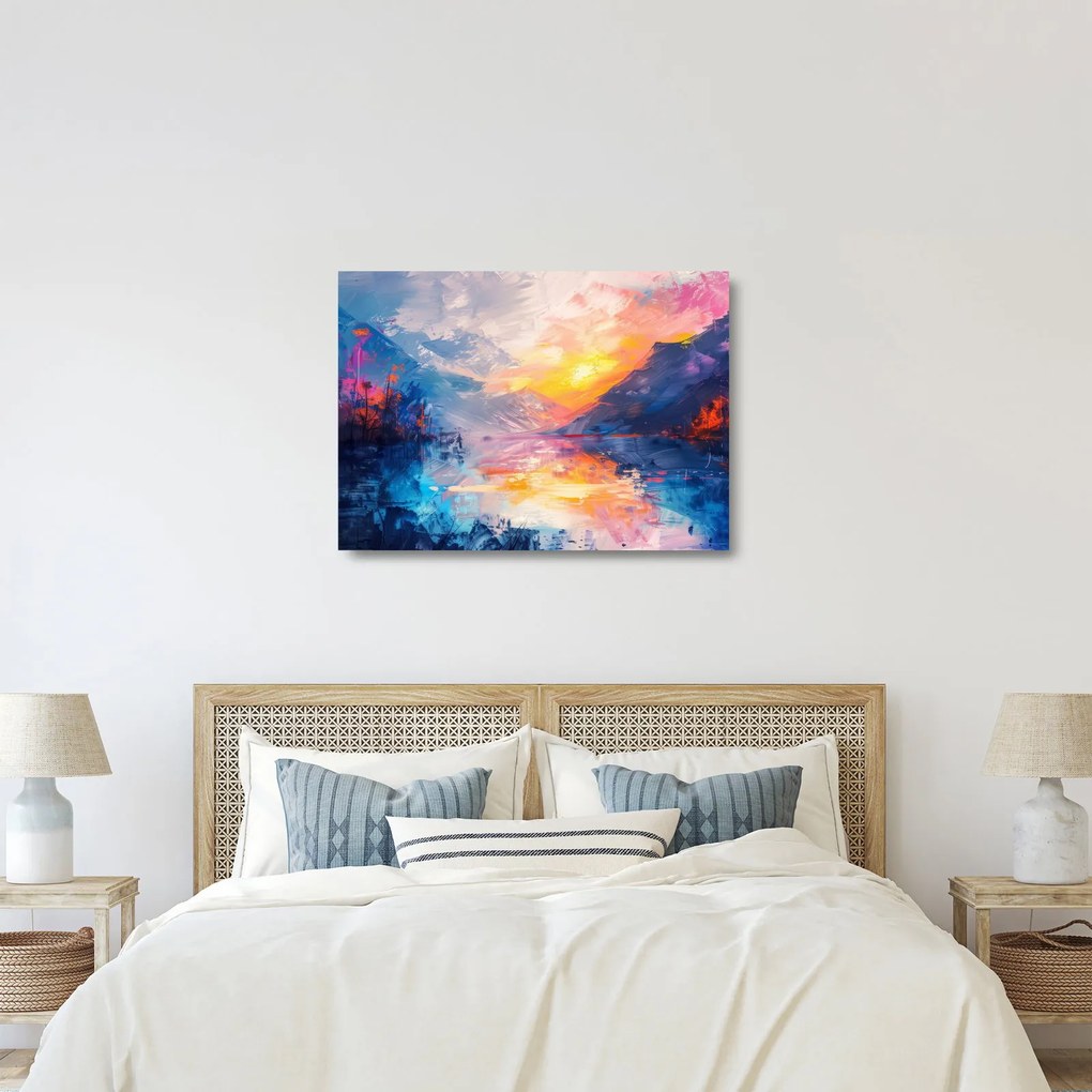 Obraz na szkle - Malarstwo krajobrazowe (70x50 cm)