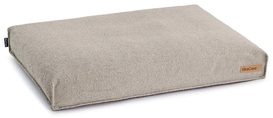 Jasnobrązowy materac dla psów z materiału bouclé 120x90 cm Mondo Cappuccino L – MiaCara
