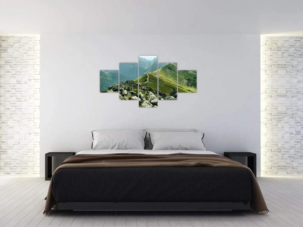 Obraz - Krajobraz górski (125x70 cm)