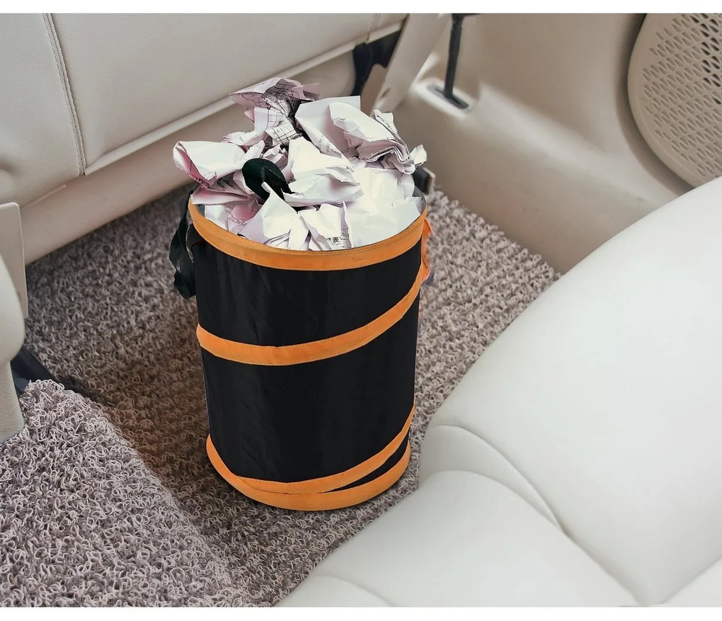 Compass Składany kosz na śmieci Orange, 9 l