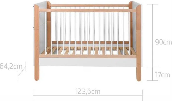 Łóżeczko Ratata 60x120 z funkcją tapczanika