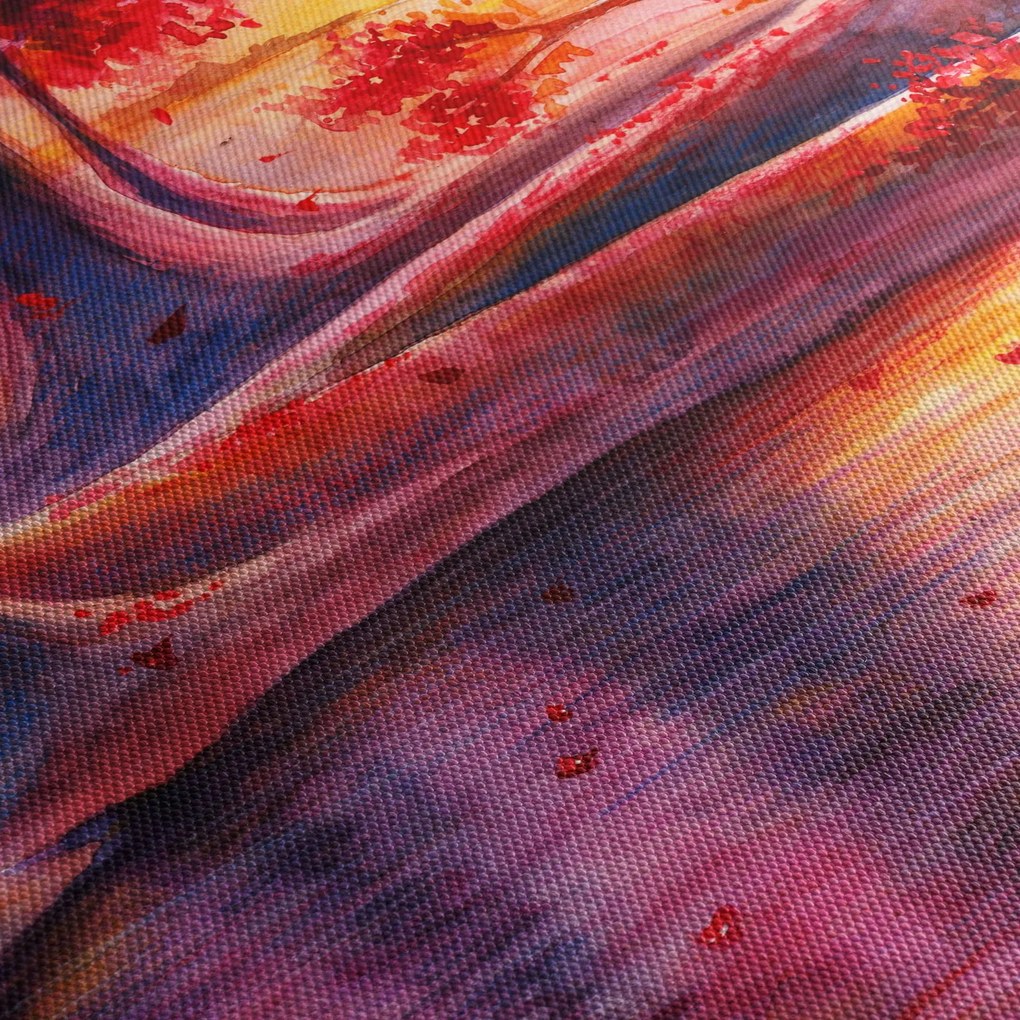 Obraz magicznego lasu (125x70 cm)