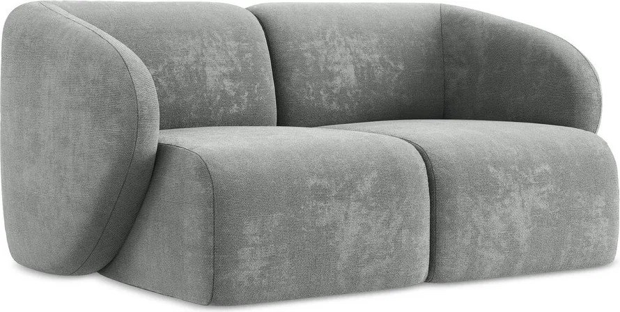 Szara sofa z tkaniny szenilowej 174 cm Lani – Makamii