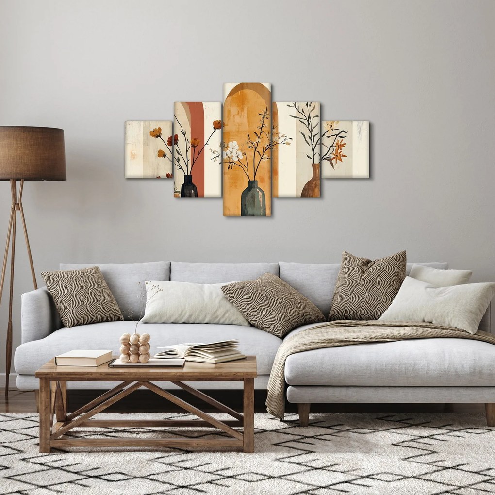 Obraz - Wazony w łukach (125x70 cm)