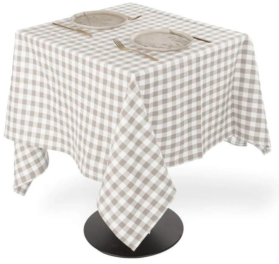 Bawełniany obrus 150x150 cm Gingham – Tiseco Home Studio