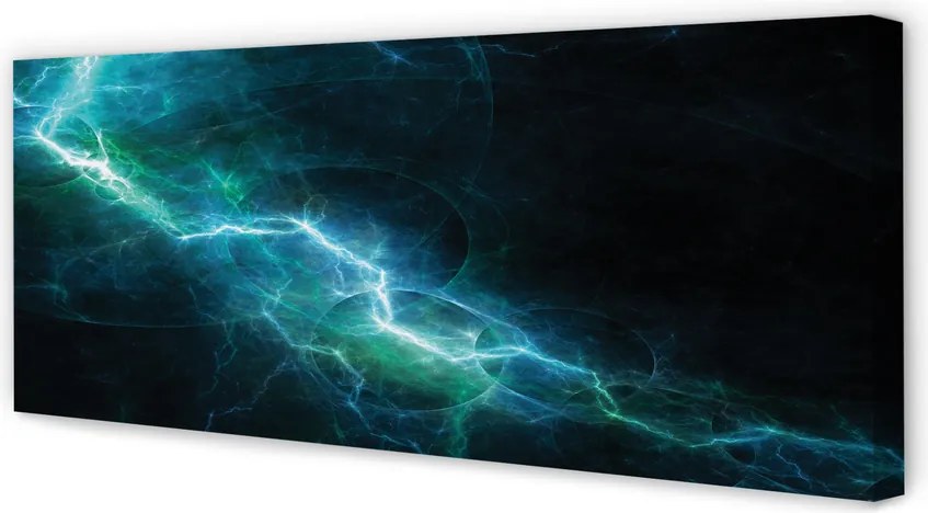 Duży obraz na płótnie Fraktalne Pioruny
