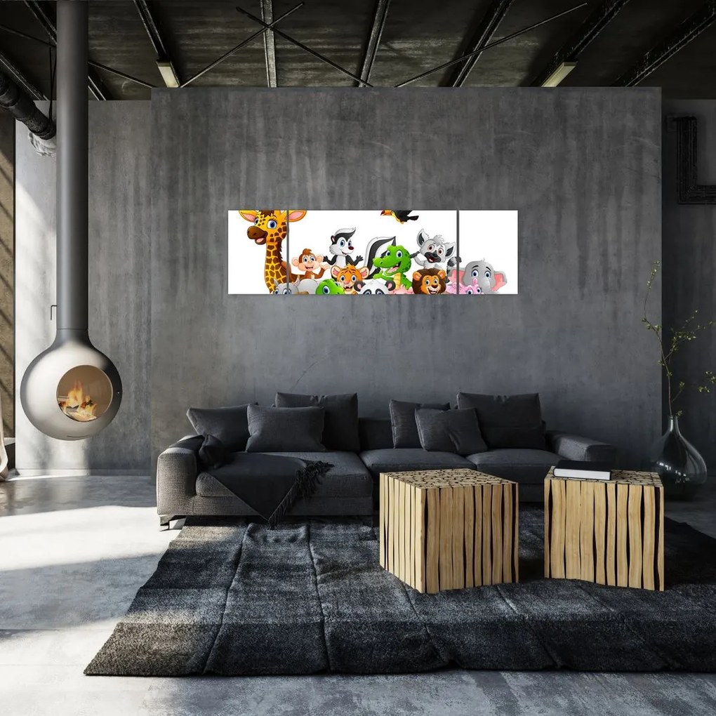 Obraz zwierząt (170x50 cm)
