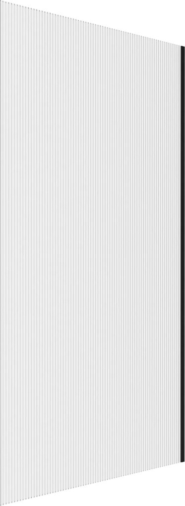 Ścianka prysznicowa WALK IN FIX przezroczysta prostokątna ryflowana 8 mm WELLE Classic Clear | różne rozmiary : Kolor profili kabiny - złoty szczotkowany, Szerokość ścianki - 120 cm, Typ montażu - WALK in FIX (Do ściany)