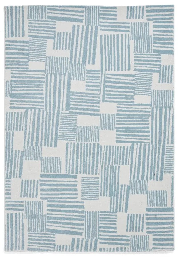 Jasnoniebieski dywan 80x150 cm Blocks – Catherine Lansfield