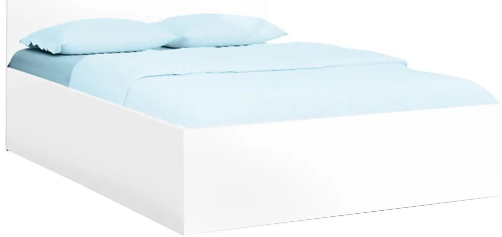 Łóżko  SOFIA 120 x 200 cm, białe Stelaż: Ze stelażem listwowym rolowanym elastycznym, Materac: Materac Coco Maxi 20 cm