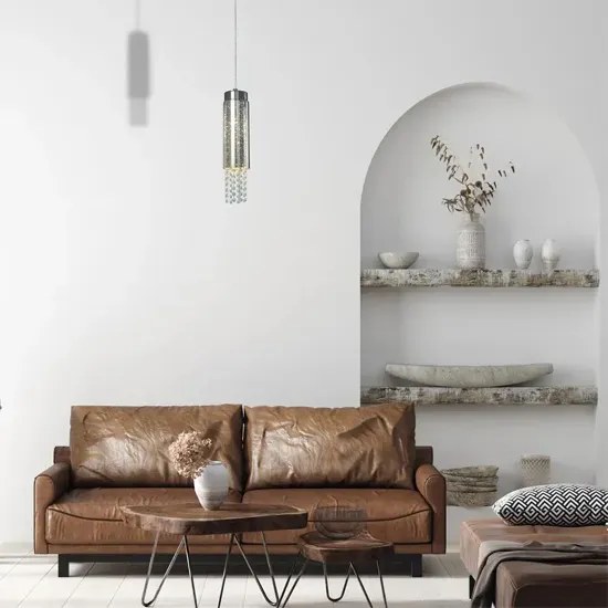 Wisząca lampa z kryształkami w sylu glamour - 22X N63 E4-N38