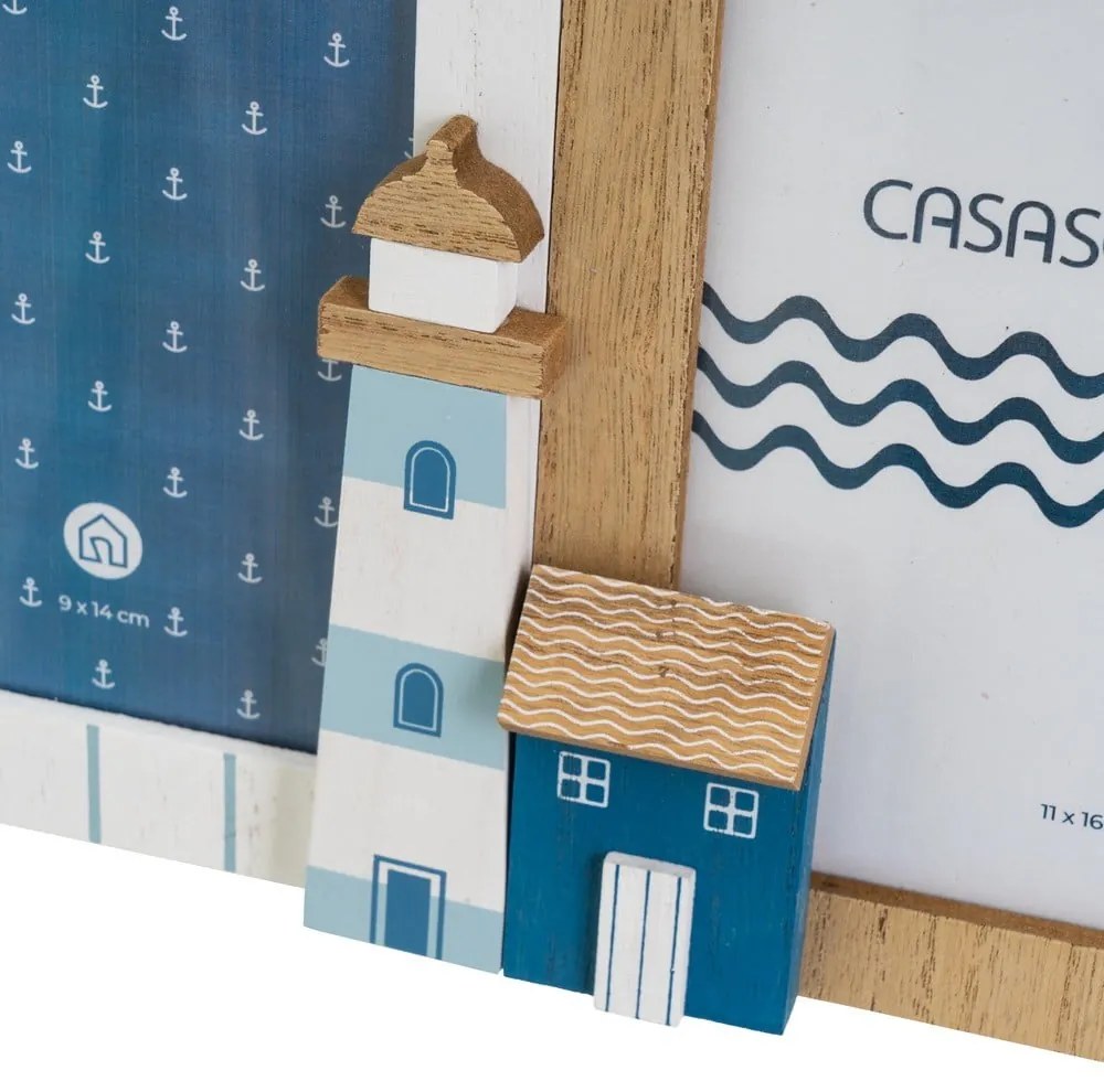 Szklana ramka ścienna 43x27 cm Houses – Casa Selección