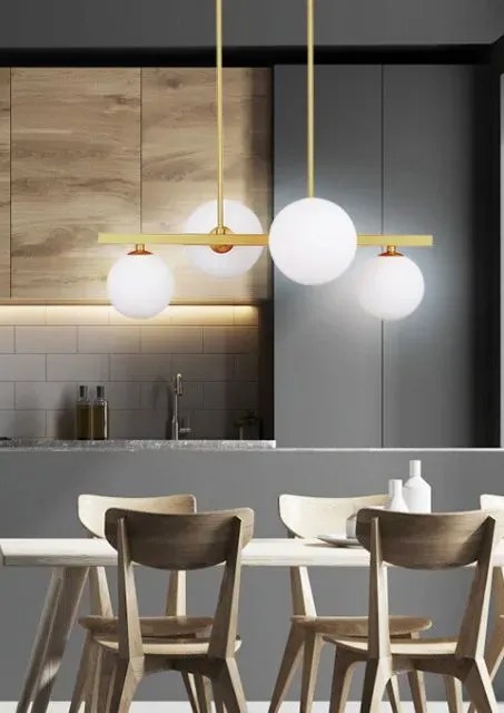 Lampa wisząca ze szklanymi kloszami - K478 F0-B51