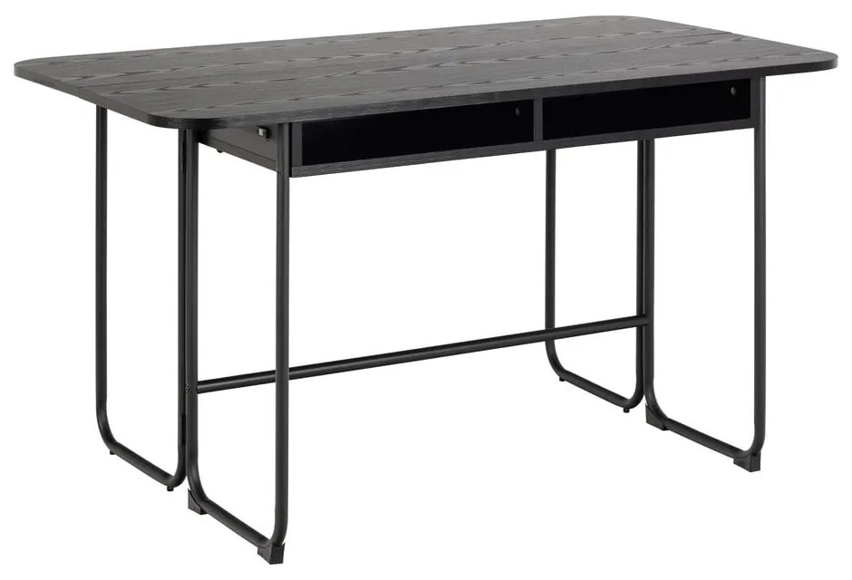 Czarny stół 80x140 cm Darlington – Actona