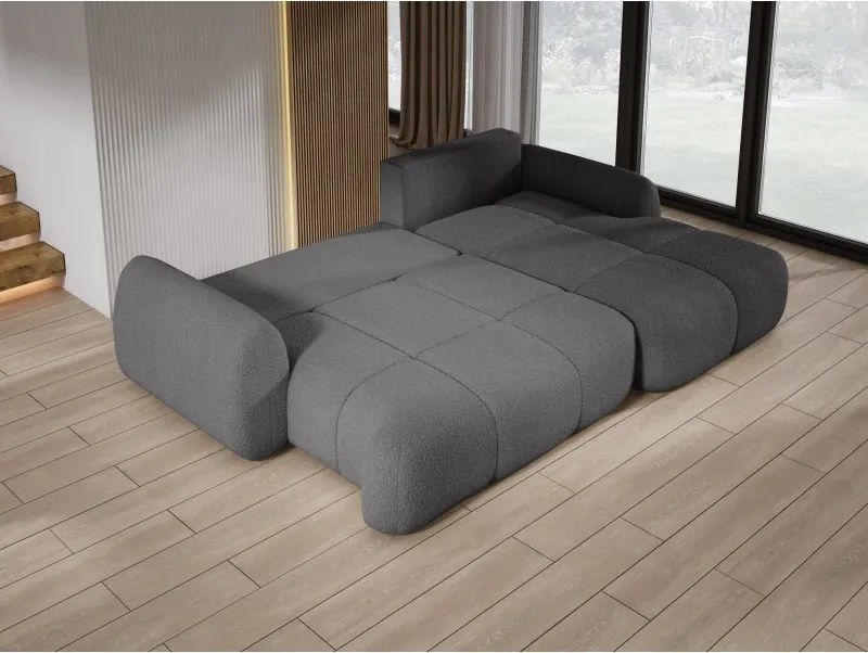 Narożnik COCO z funkcją spania poduszkami i pojemnikiem Now Or Never 92 DOMOHOME