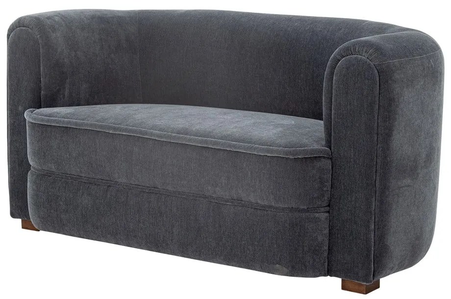 Szaroniebieska aksamitna sofa 152 cm Malala – Bloomingville