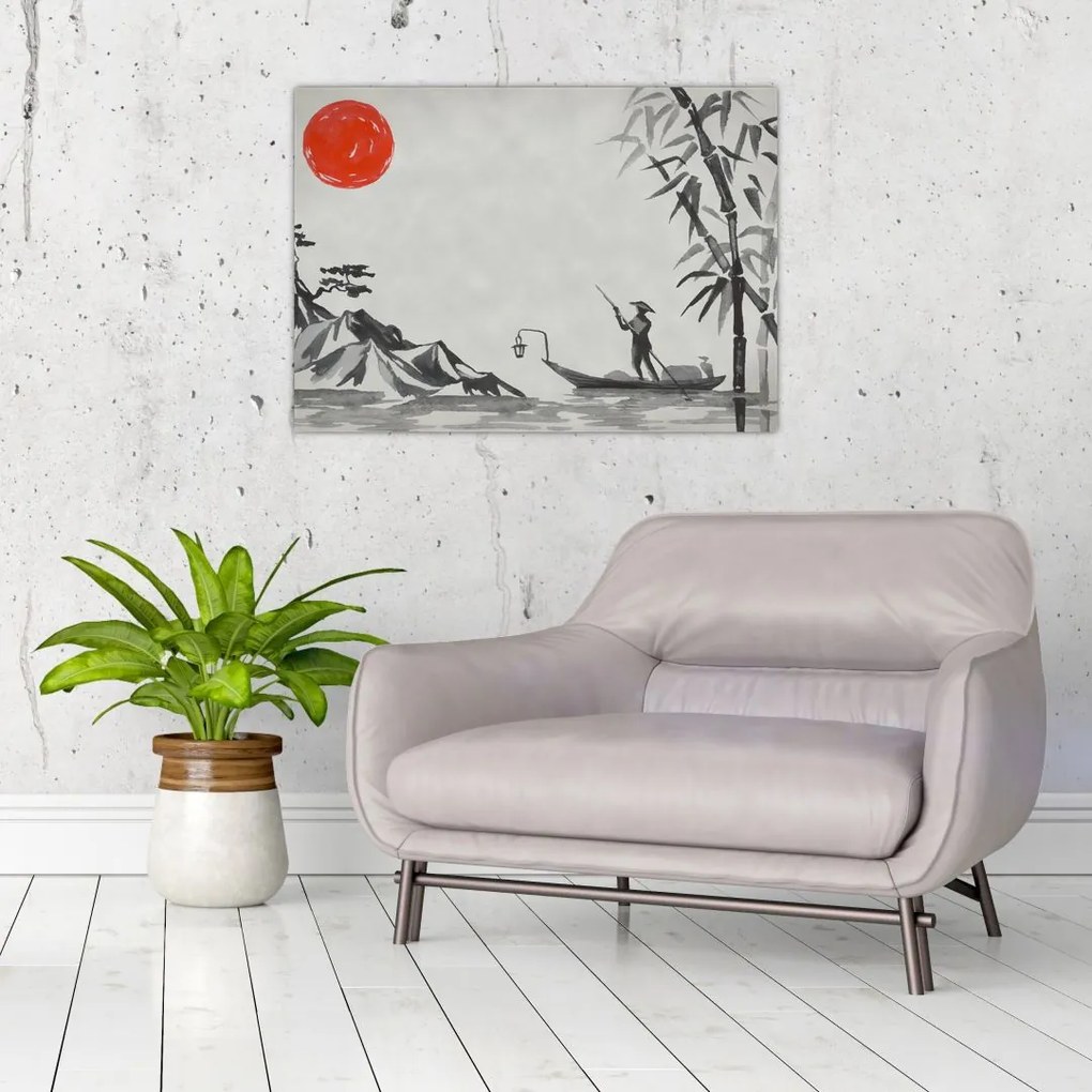 Obraz na szkle - Góra Fuji (70x50 cm)