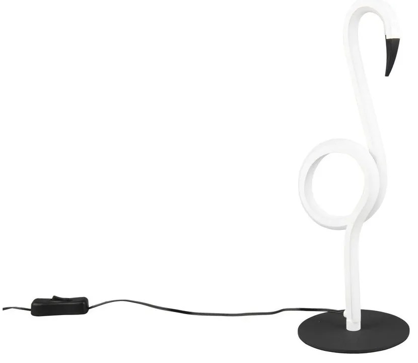 Biała lampa stołowa LED (wysokość 35 cm) Ingo – Trio