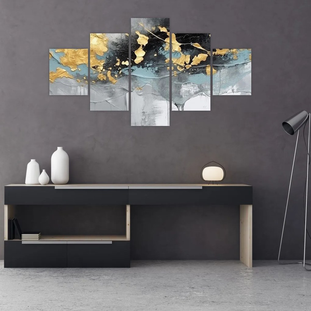 Obraz - Abstrakcja (125x70 cm)