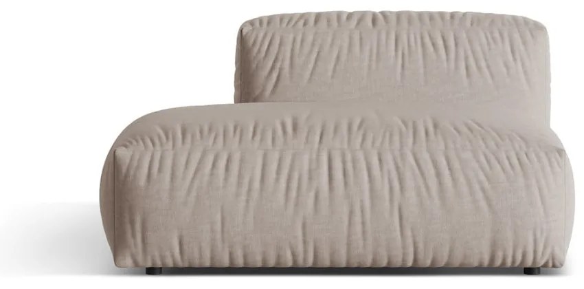 Beżowy moduł sofy (lewostronny) Martina – Micadoni Home