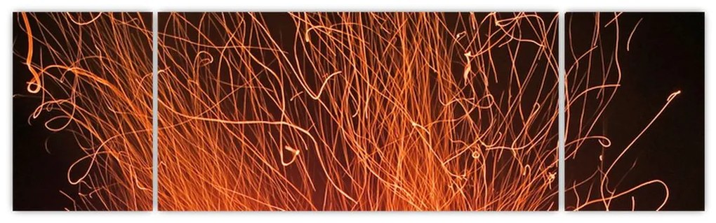 Obraz ognia (170x50 cm)