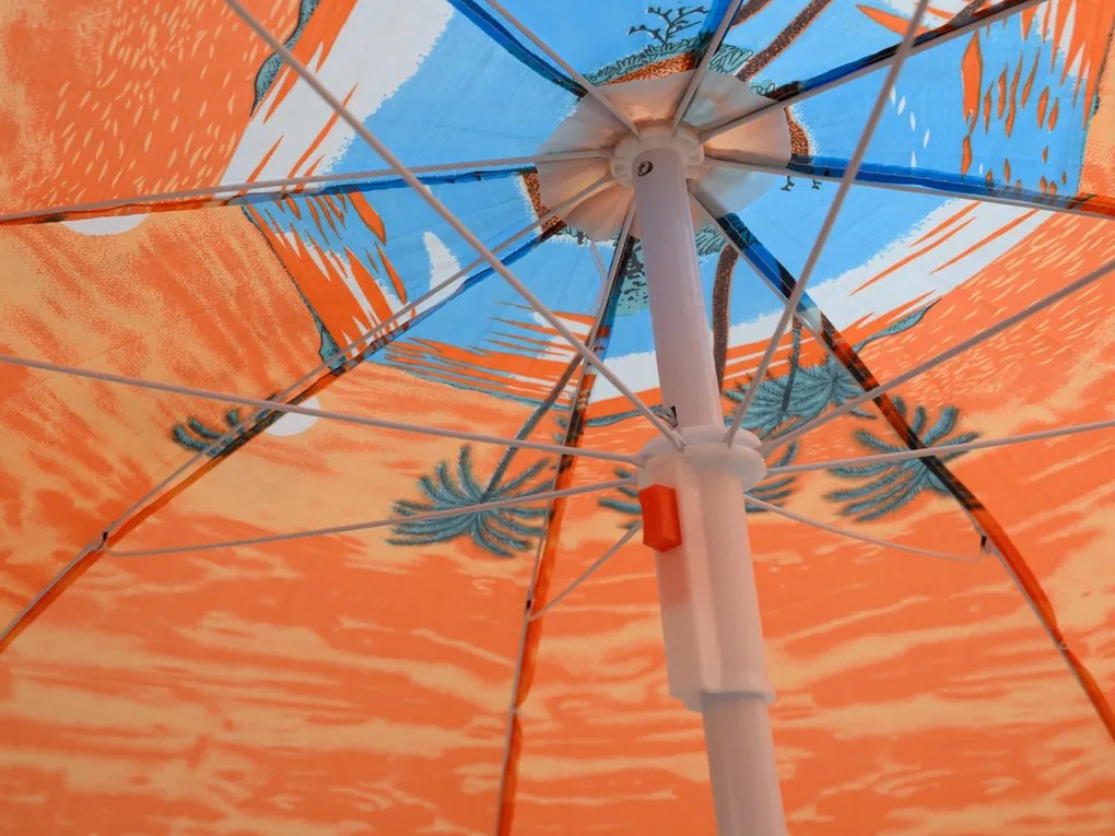Parasol SUNSET BEACH 180 cm, pomarańczowy