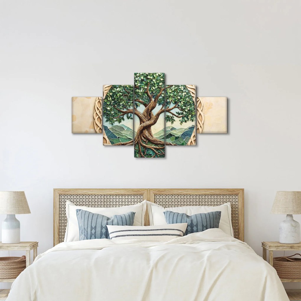 Obraz – Splecione drzewo życia (125x70 cm)