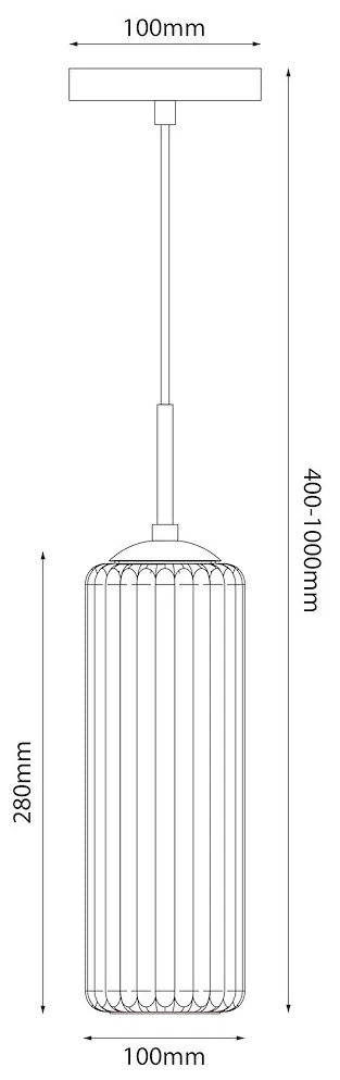 Lampa wiszaca Vesta 1xE27