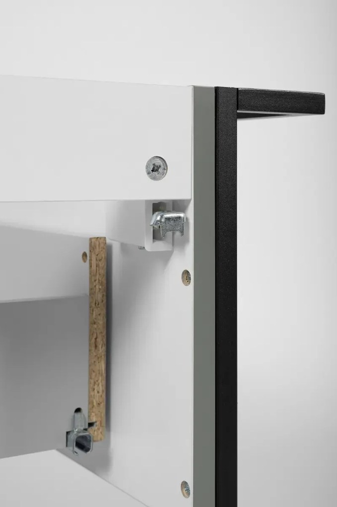 Szafka pod umywalkę LOV 80 cm biały połysk KROFAM