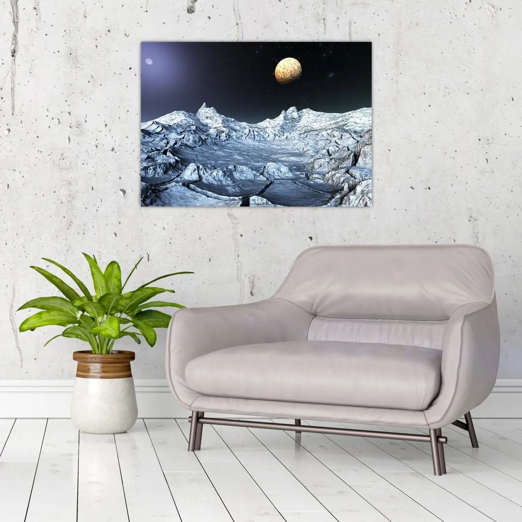 Obraz na szkle kosmosu (70x50 cm)