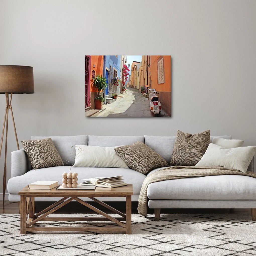 Obraz ulicy Sardynii (70x50 cm)