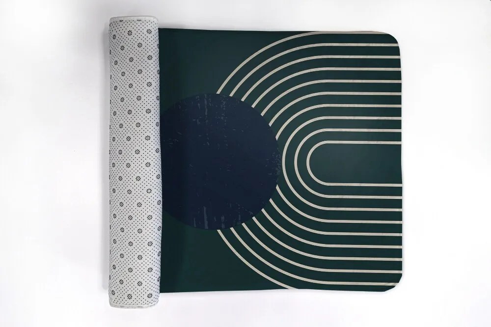 Dywanik łazienkowy antypoślizgowy Dywanik łazienkowy antypoślizgowy Geometryczny Wzór