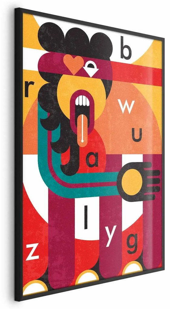 Plakat Sztuka designu 40x60 cm z ramą czarną bez marginesu ARTGEIST B