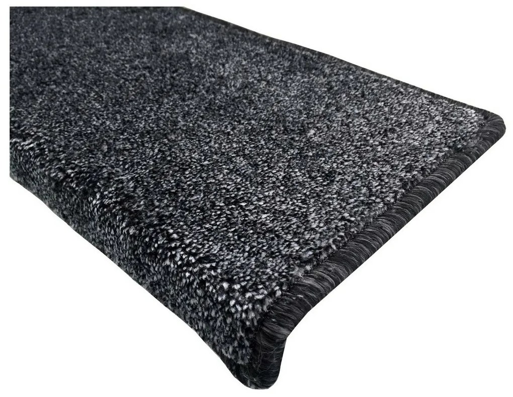 Stopień schodowy Apollo soft, prostokątny,antracytowy, 24 x 80 cm, zestaw 5 szt.