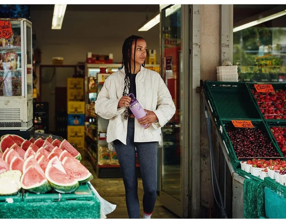 Różowy termos ze stali nierdzewnej 890 ml IceFlow™ Flip Straw 2.0 Tumbler Cherry Blossom – Stanley